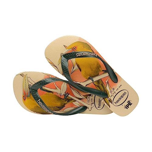Sandalias Havaianas Ipe Havaianas Adulto Unissex Areia/Verde Olive 35/36