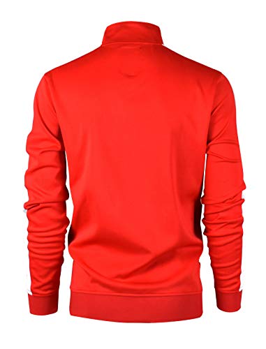 Image of SCREENSHOT-TRACK JACKET Mens Urban Hip Hop Premium Track Jacket - Slim Fit Side Taping Sportswear Urbanwear Streetwear Top