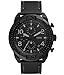 Produktbild Fossil Herrenuhr Bronson, Chronographenuhrwerk, 50mm schwarzes Edelstahlgehäuse mit Lederarmband, FS5874