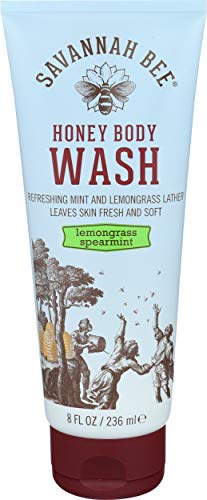 SAVANNAH BEE CO Lemongrass Spearmint Body Wash, 8 FZ