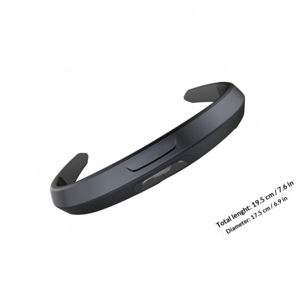 Appareil de Massage Portable Noir en Abs Design Ergonomique pour Soulager les Maux de Tête et Favoriser la Relaxation du Sommeil