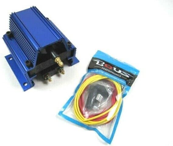 Compatible with Chevy Compatible with Ford Compatible with Mopar 12v Ignition Coil 60k High Output Blue D33001BU