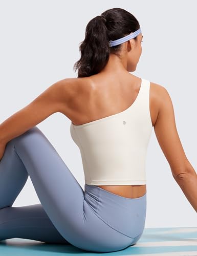 Image of CRZ YOGA Butterluxe One Strap Crop Tank Tops