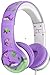 Nenos Children Headphones Kids Headphones Children's Headphones Over Ear Headphones Kids Computer Volume Limited Headphones for Kids Foldable (Purple)