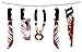 Price comparison product image HENBRANDT 1 x Garland Torture for Halloween Decorations, Size: 1.80m, Material Plastic