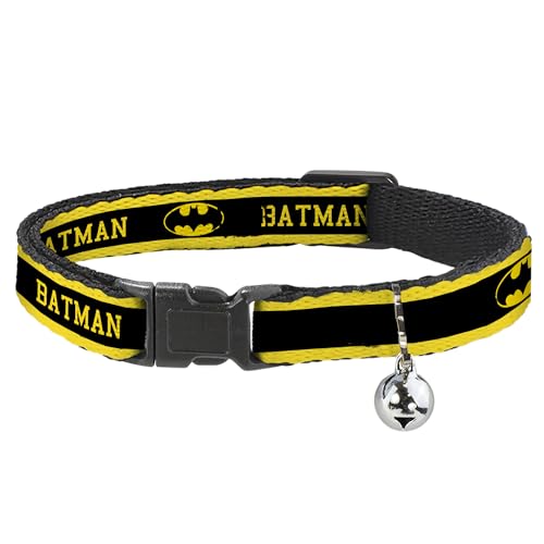 Collar de gato Buckle-Down con cierre seguro y ajuste flexible de 20.3 a 30.5 cm en amarillo 2