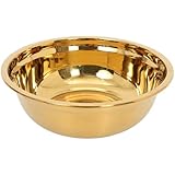 Uso Multifuncional: Desde ensaladeras hasta cuencos para mezclar, este bol de acero inoxidable se adapta a diversas necesidades culinarias y de limpieza, siendo un accesorio práctico y versátil en el hogar