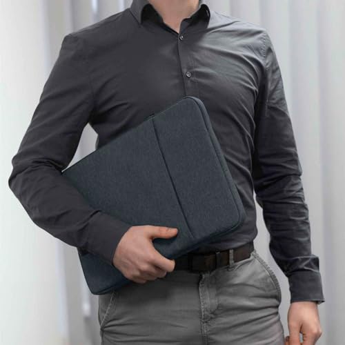 Funda para OnePlus Pad 3 acolchada de nailon impermeable con bolsillo exterior 4