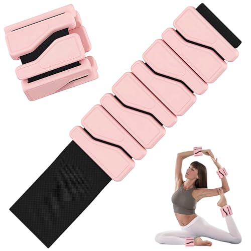 LERANXIN de 2 Piezas Ankle Weights, Muñequera Pesas para Tobillos, Equipo de Entrenamiento Físico de Silicona Tobilleras con Peso, Adecuado para el Entrenamiento Diario en Jogging, Yoga y Pilates