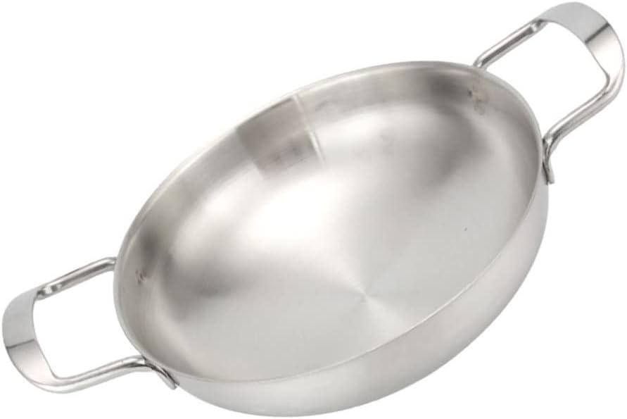 Generic 1pc Stainless Steel Stock Pot Kitchen Food Pot Korean Noodle Ramen Pot Hot Plate Cookware for Home Kitchen Cookware Supplies