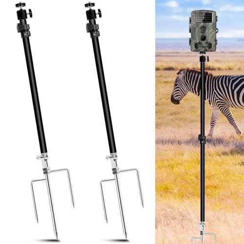 Trail Game Camera Stand with 360&deg; Adjustable Bracket
