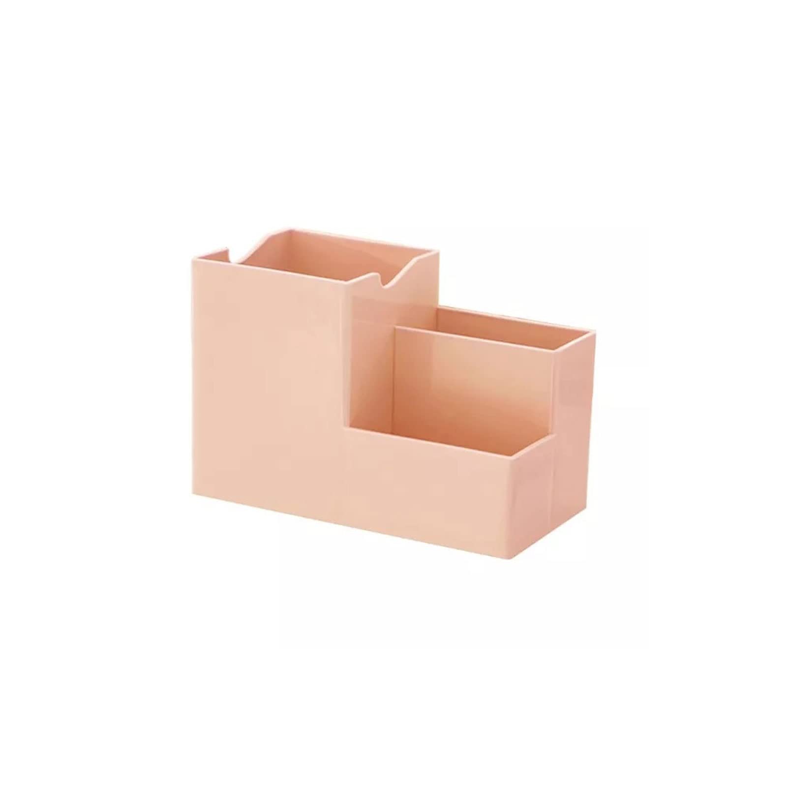 JINGYAN Pencil Holders Desktop Pen Holder Organizer Multi-functional Stationery Container Storage Cosmetics Makeup Tools Rack School office Utensil(Pink)