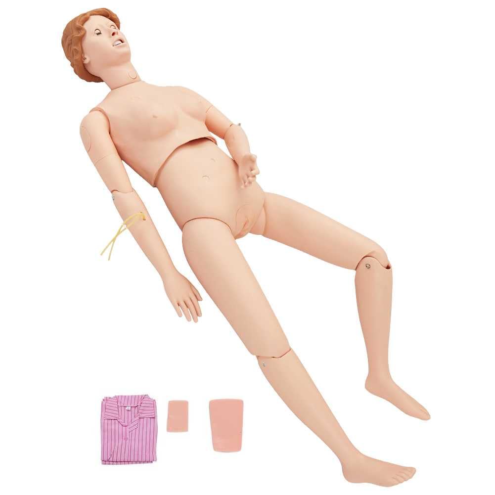 Poupée de soin anatomique AMITD 160 cm avec module d'injection pour simulation médicale