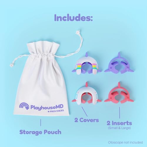Playhouse MD Rocketship Otoscope Cover Set for Pediatric Ear Exams, 2-Pack by Playhouse MD - Used condition - Image 3