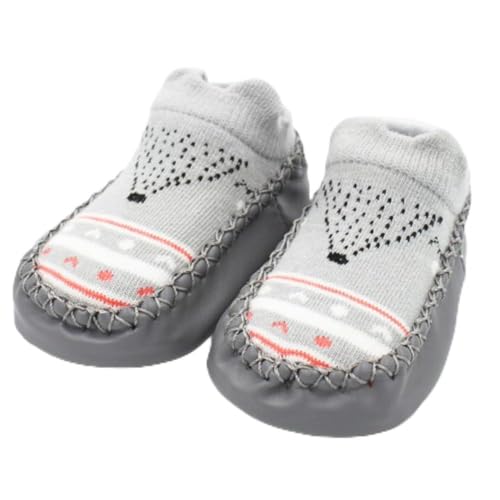 Anti slip socks, children's floor socks, spring and autumn children's walking socks, soft soled sock shoes