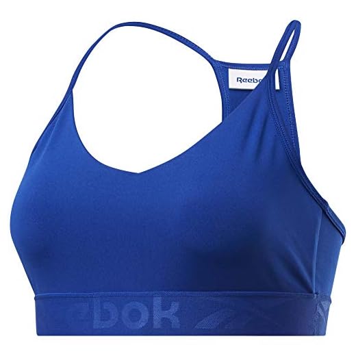 Reebok Wor Comm Strappy Back Bra, Reggiseno Sportivo Donna, Cobalto, L