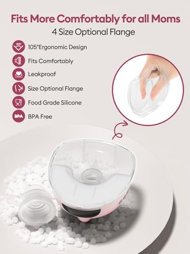 Extractor de leche portátil eléctrico manos libres miniatura 4