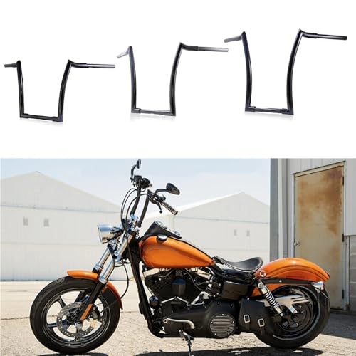 Manillar de motocicleta 25mm estilo Ape Hanger resistente para Sportster y Softail 3