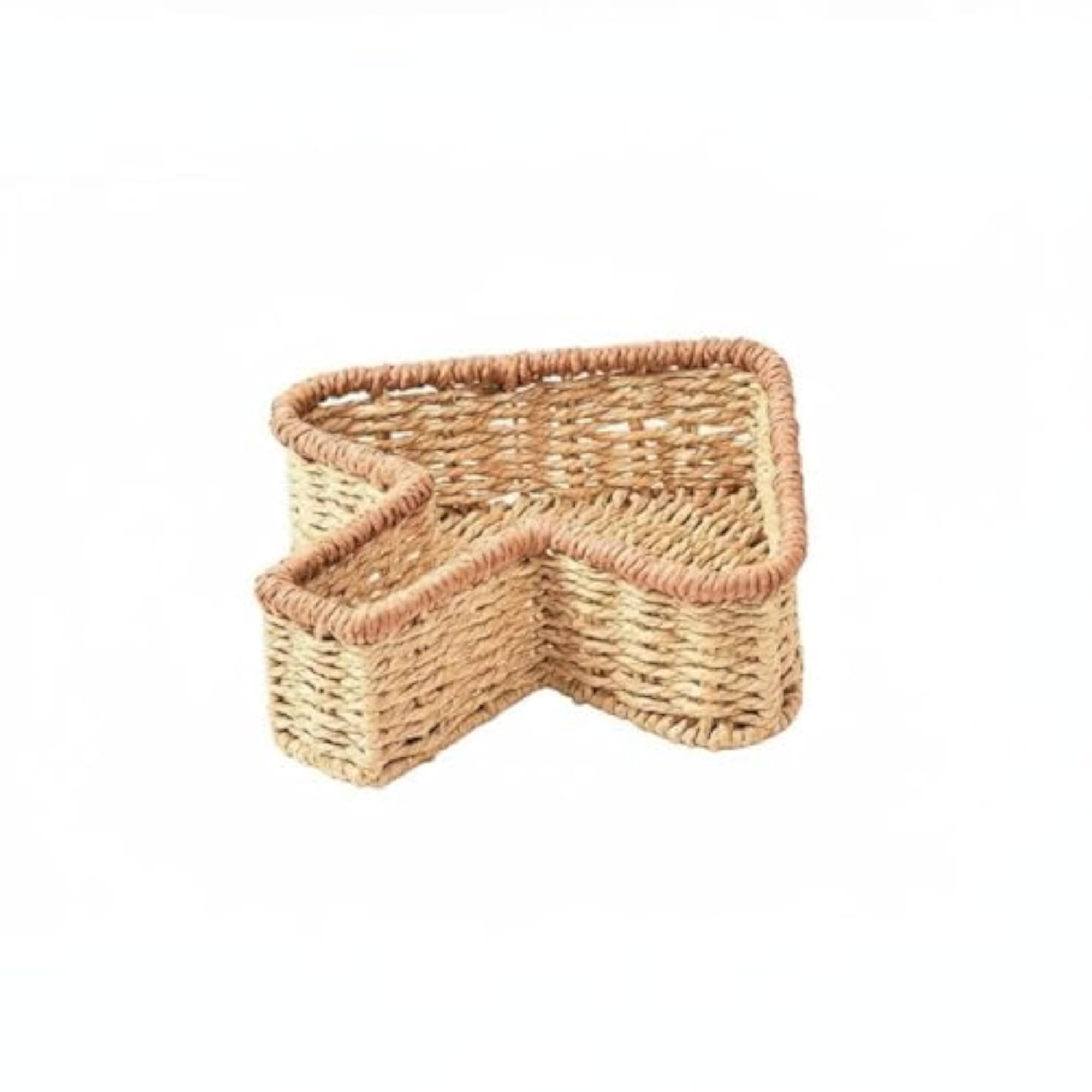 Multi-Functional Paper Rope Storage Tray Decorative Bin