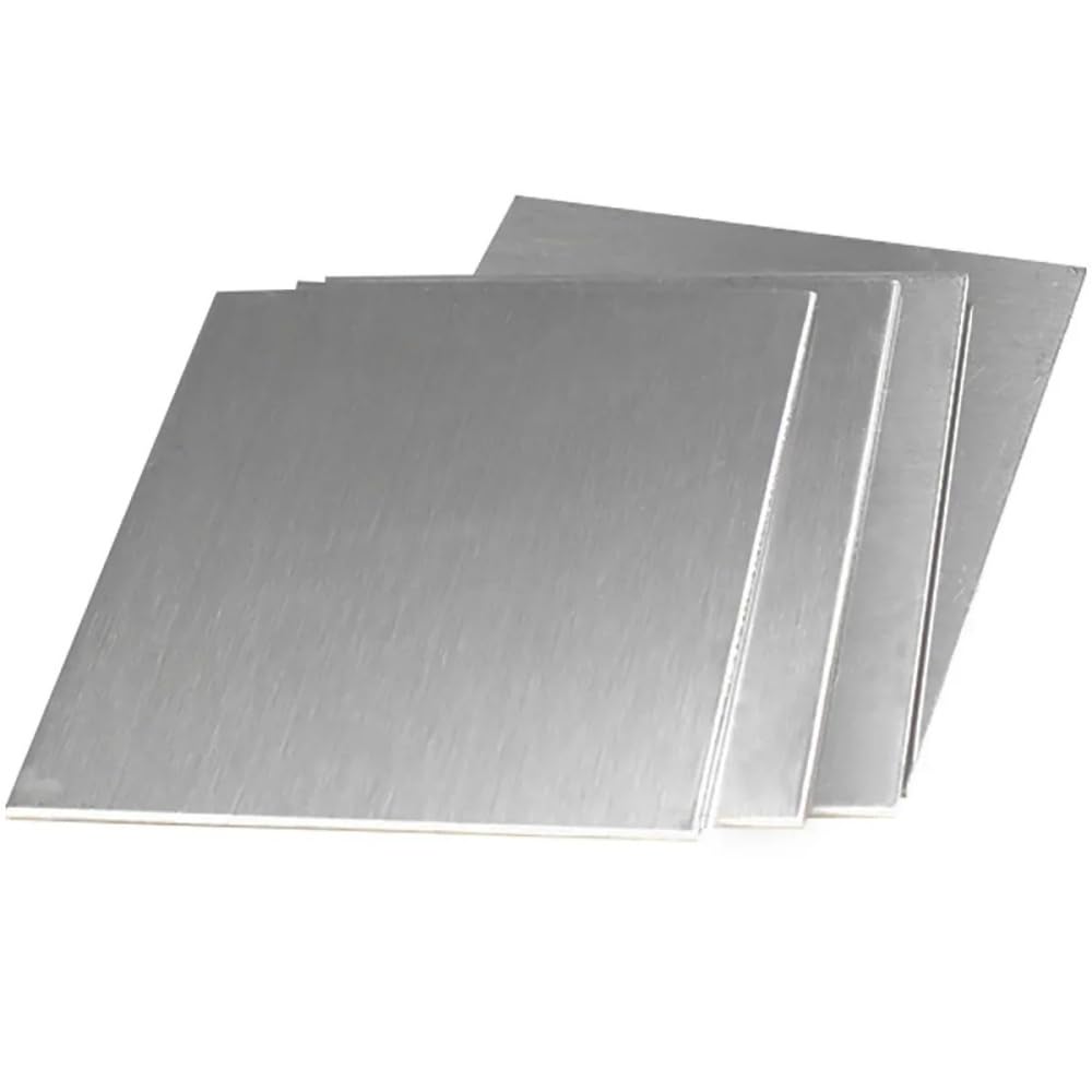 Fraomhfw 100X200x2mm 304 Stainless Steel Plate, Steel Sheet Thickness 0.5Mm 0.8Mm 1.0Mm 2.0Mm 3.0Mm, Support Size Customization(100X200x2mm)