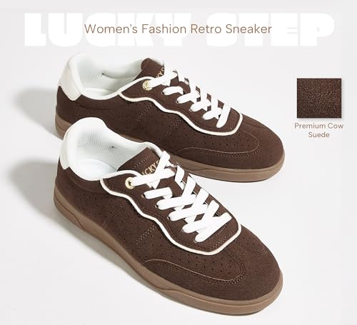 Women Retro Cour Fashion Sneakers Casual Low Top - image 3