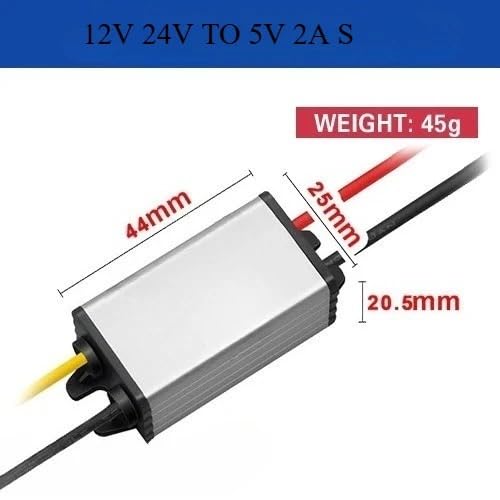 Convertisseur DC 12V 24V vers 5V 3A régulateur step down voiture - 3