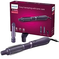 Philips 3000 Series BHA305/00 Ceramic and Keratin Coating Ceramic Ionic Function Fan Brush 3 Accessories