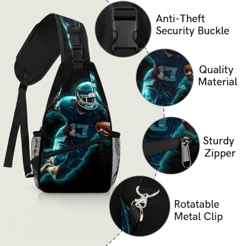 Bolso tipo sling unisex para viaje y senderismo miniatura 3