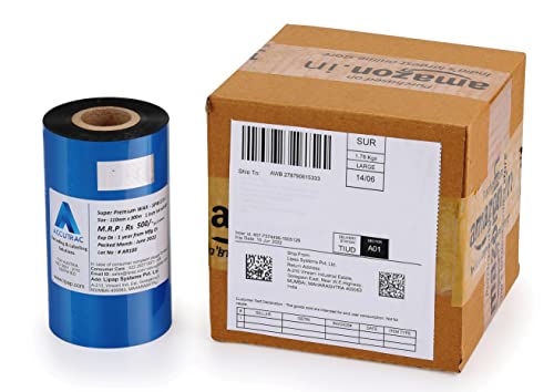 Accutrac 55 X 300 Meters Thermal Transfer Barcode Labels Ribbon Super Premium Wax for Printer TSC, Zebra, Citzen, Datamax, Thosiba, Sato Etc (Pack... - Image 5
