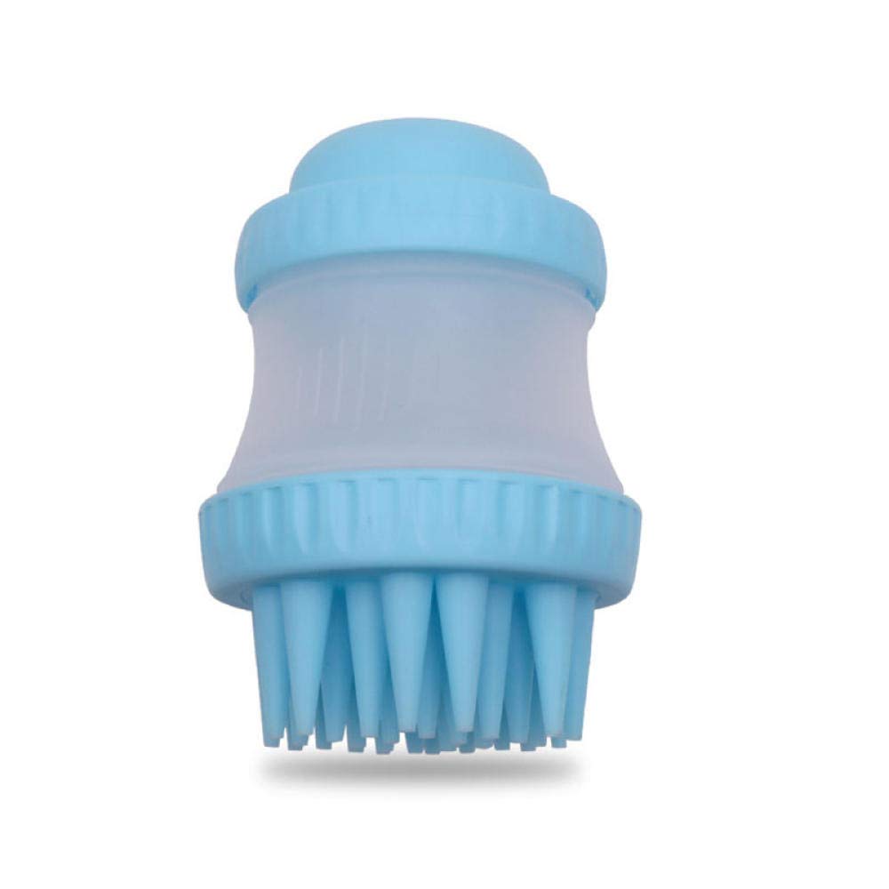 Pet Comb Bathing Cleaning Tool Dog Bath Brush Comb Multifunction Silicone Pet Massage Grooming Shampoo Brush 3Pcs Blue