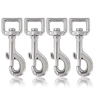Ganzoo Drehgelenk Karabinerhaken 4er Set