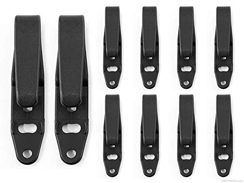 HolsterSmith Raven Concealment - Overhook Strut - 4,4 cm - IWB - (pacote com 10)