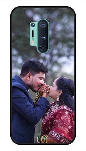 Image of NDCOM for Customised OnePlus 8 Pro Back Cover | Premium OnePlus 8 Pro Phone Case | DIY Personalised Photo Design | Customized Gift Custom Text Name Printed Glass Case