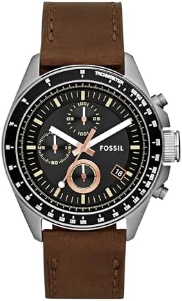 Fossil Decker Chronograph Black Dial Men's Watch-CH2885