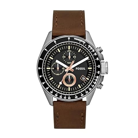 Fossil Decker Chronograph Brown Leather Watch CH2885
