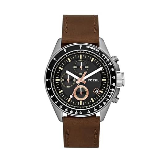 Fossil Reloj Cronógrafo para Hombre de Cuarzo con Correa en Cuerro CH2885