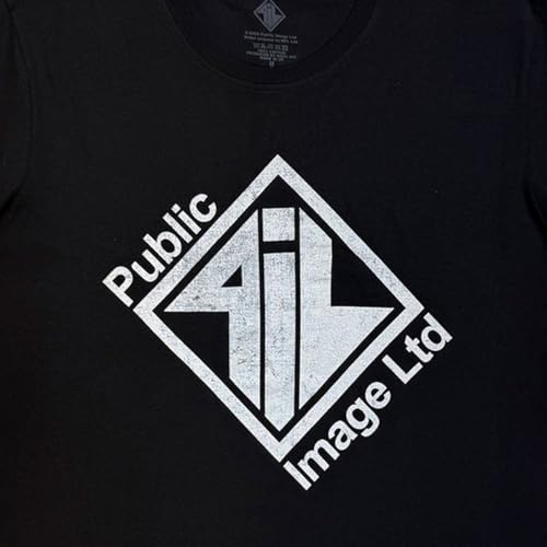 T-shirt PiL Public Image Ltd en pur coton imprimé géométrique durable - 2