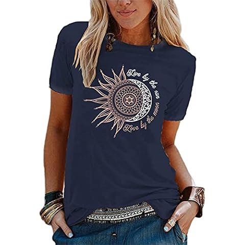 riou Camisetas Manga Corta Mujer Tallas Grandes Cover