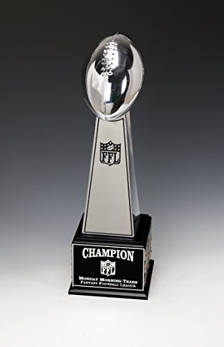 SLD Awards Line Fantasy Football Perpetual Trophy Chrome Finish