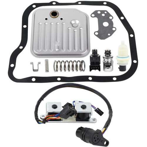 A500 A518 A618 46RE 47RE 48RE Transmission Filter Gasket Kit Fit for Dodge Ram 1500 2500 3500 Dakota Durango Grand Cherokee Jeep Chrysler 2000-up with Governor Pressure Sensor Solenoid 42RE 44RE by CNYGO - Used condition - US$90.15