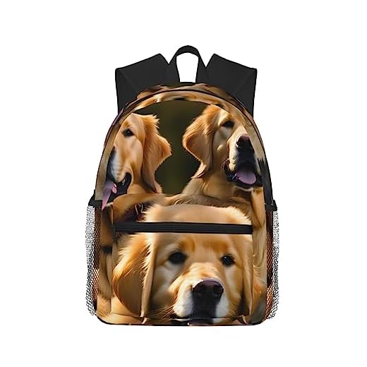 YQxwJL Golden Retrievers Sports Backpack