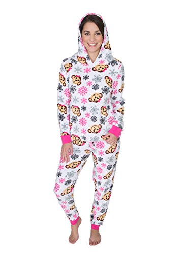 Sleep & Co Women's Plush Pajama Set with Dog Face Hood