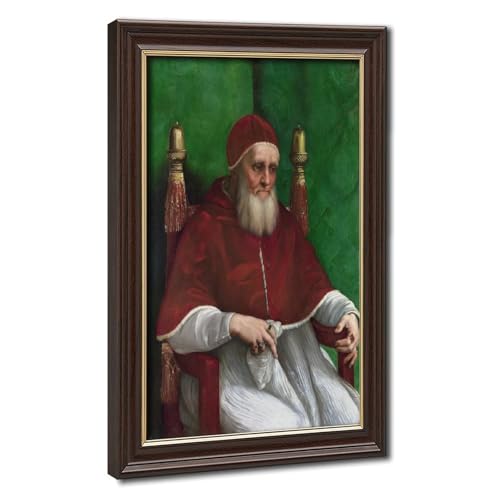 Cadre à suspendre et poster Pape Jules II par Raphaël en impression sur toile premium