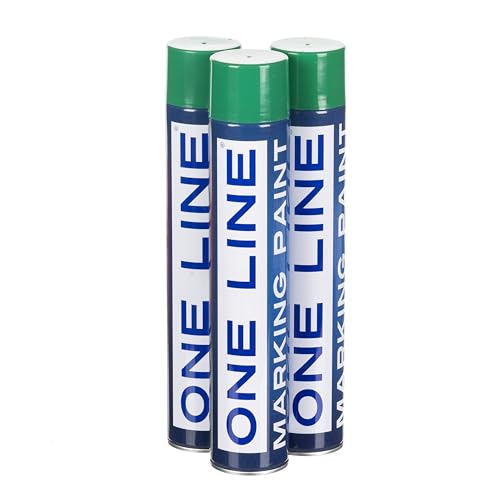 Image of STICK2 Green Line Marker Spray Paint 750ml, 3 Cans