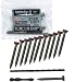 Concrete Screw - Red Seal Moisture Barrier High Performance - Flat Head Concrete Screws - Concrete Anchor 1/4" X 2-1/4" Kit Includes 12 Screws, 1 Drill Bit and 1 Driver Bit ...