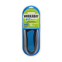 PROFOOT Workaday Gel Insoles, Mens 8-13, 1 Pair Pack of 2