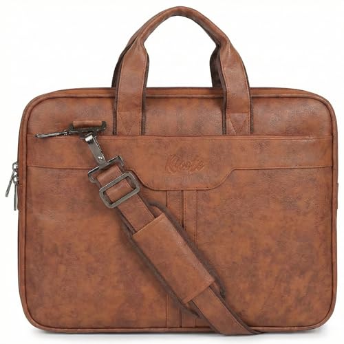 Prime Laptop Bags for Men Office Use | Upto 15.6 inch | PU Leathe...