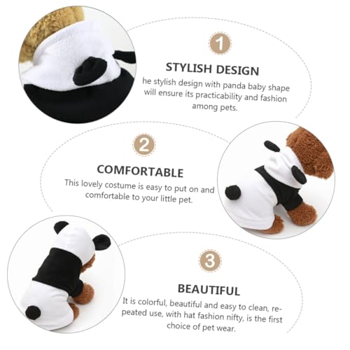 Disfraz Panda para Perro Ropa de Invierno Talla S miniatura 5