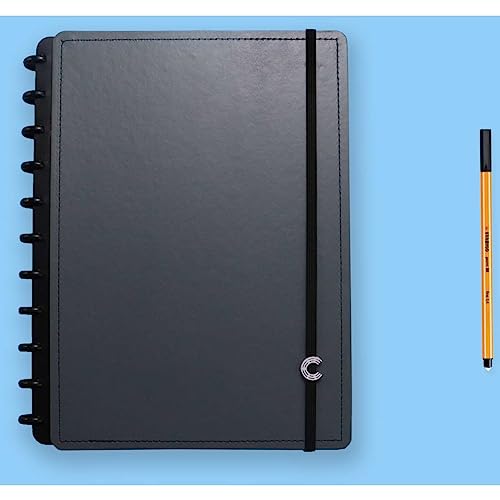 Caderno Inteligente, CIGD4100, Grande, Basic Grey, 215x280 mm, 80 Folhas