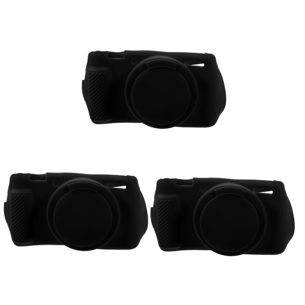 Hemobllo 3pezzi Cover Protettiva Silicone Per Fotocamera Resistente Agli Urti e Antiscivolo Manutenzione Facile Accessorio Leggero e Versatile Per Fotografi Professionisti e Amatoriali
